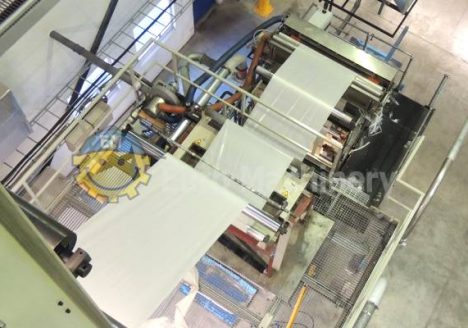 3418 Kiefel 3-layers co-extruder, Die 200mm 1400mm