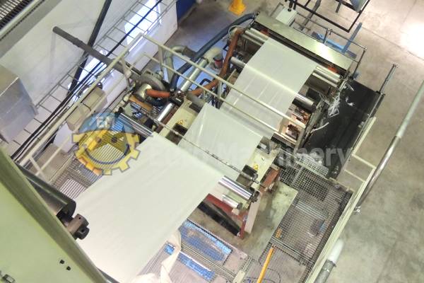 3418 Kiefel 3-layers co-extruder, Die 200mm 1400mm