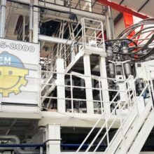 Used Macchi Cast film line, 5 screws, for multi-layer extrusion. We specialise in blown film, cast film and sheet extrusion equipment. Contact us today!