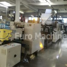 Lemo Roll bag making from plastic flims. Production of garbage bags with and without tape. Rollomat bag making machine. For sale by Euro Machinery