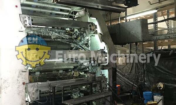 Flexographic Machine for printing in 8 colors. Can print on: PE, PP, OPP, PET, Paper. Bielloni Brand Flexo Printer for sale from Euro Machinery