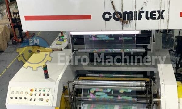 Ci Flexo Printer Gearless 8 colors. Machines for flexopgrahic printing central Impression drum. For sale by Euro Machinery.