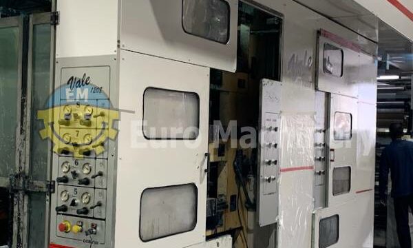 Ci Flexo Printer Gearless 8 colors. Machines for flexopgrahic printing central Impression drum. For sale by Euro Machinery.
