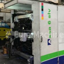 Bielloni Central Impression Printer. 6 Colors. Can print on PE, PP, OPP, PET, Paper. Flexo printer for sale from Euro Machinery