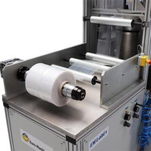 Three Layer Lab Extruder R&D test of new polymers, MaterBi, Bio-based plastic materials, RECYCLED granules, processing small batches