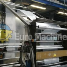Used Blown film mono Extrusion line. For production of LDPE and HDPE. For sale by Euro Machinery. FORMAC Mono Layer. Mono flow air ring.