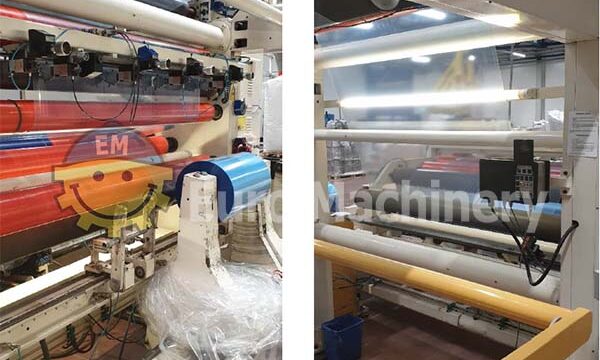 TR 550.10.M Slitter Rewinder for sale from Euro Machinery. In good condition. Can be seen in production. Contact us today for a machine inspection.