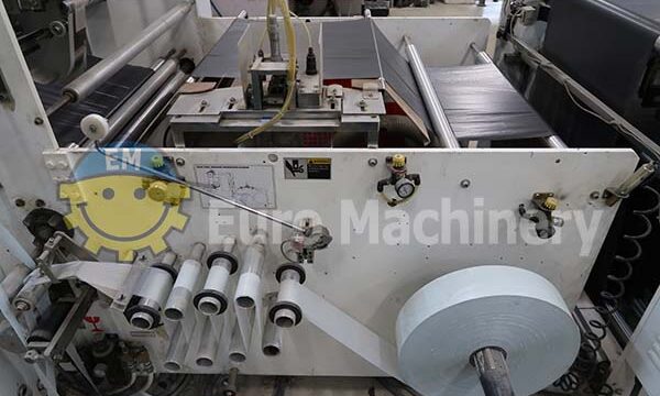 Hemingstone - Garbage Bag Making Machine. For Roll bag production. LDPE, HDPE, MDPE; LLDPE and recycled extracts. From Euro Machinery