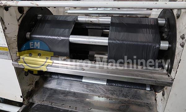 HEMINGSTONE roll bag making machine for production of bottom seal garbage bags on the roll with tear off perforation.