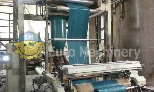Recycling Extrusion Line for processing PE, LLD, Borstar and many more blends. Screw 80 mm and up to 140 kg/h. Machine is in very good condition.