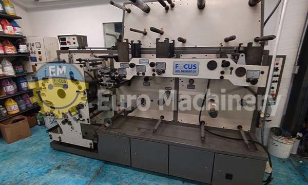 Used web & label flexo printer | FOCUS F-250