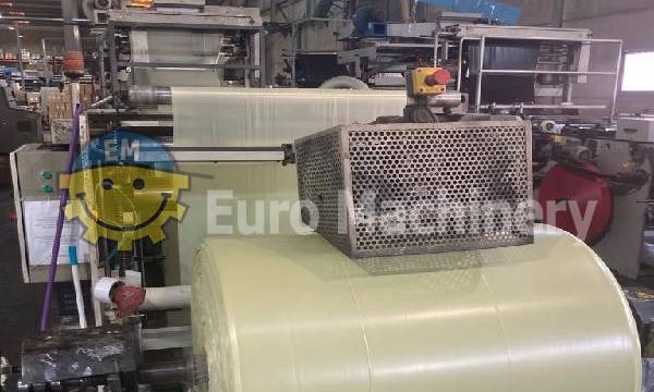 Bag making machine for bags on roll