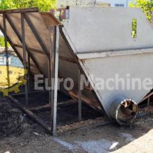 Collection bunker with auger | wood shredder machine