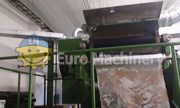 Used combi laminator in production