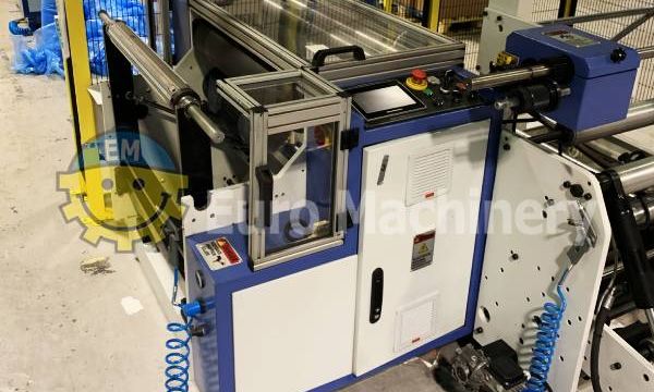 Re-winder with folding unit