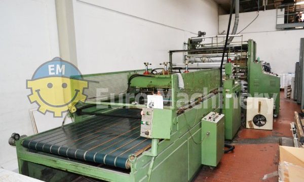 Bottom seal bag machine for t shirt bags | automat do produkcji worków