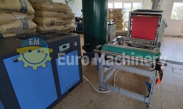 Melt blown extruder line