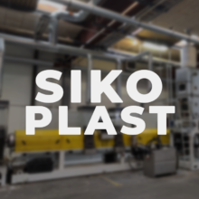 Plastic recycling machines from Sikoplast