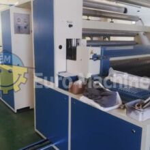 Film blowing machine with double winder.