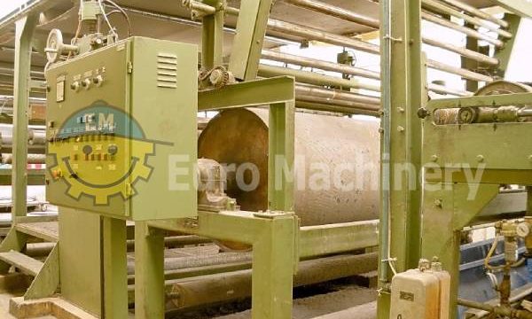 BRUKNER thermofixing plant - drying cylinder