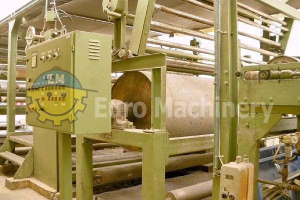 BRUKNER thermofixing plant - drying cylinder