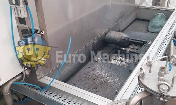 Industrial parts washer for flexo printer, Capacity of storage tanks: 2x400 l.