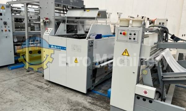 Bag on roll making machine works also with biomaterials.