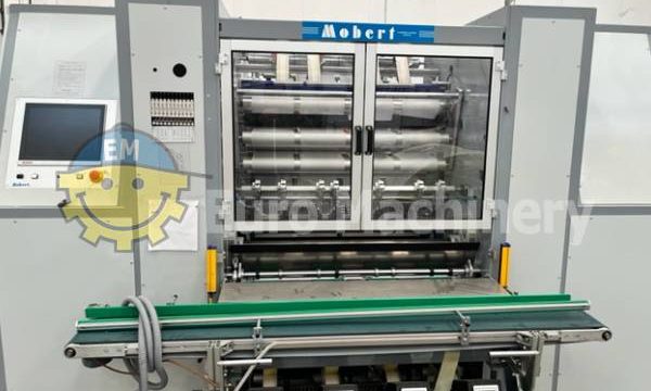 Garbage bag making machine for bags on roll.