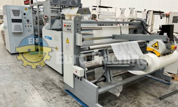 Bag on roll making machine works also with biomaterials.