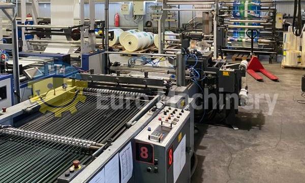 Plastic bag making machine in good working condition