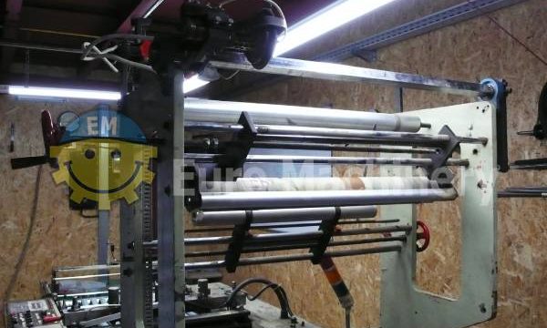 Attachments of bag making machine: Un-winder, Automatic one-step conveyor and other.