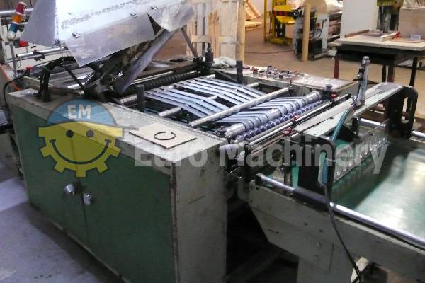 Bag making machine in good working condition.