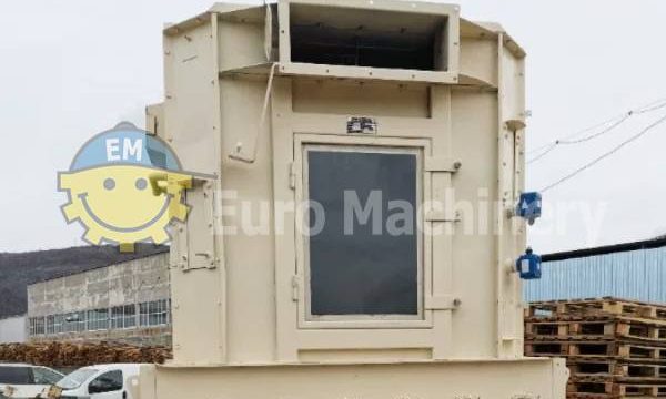 Part of machine for production of wood pellet. Used for cooling wood pellets.