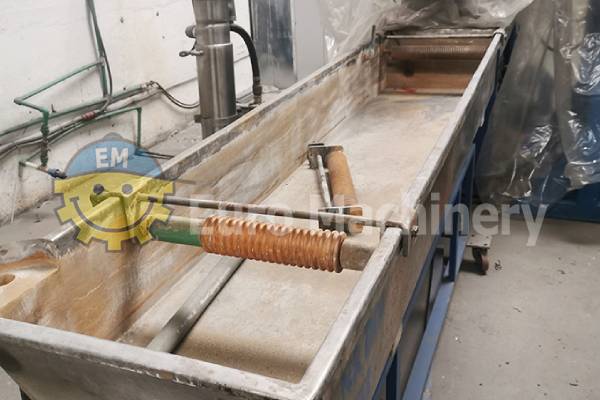 Water Bath, part of Twin screw extruder