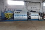 Plastic pellet making machine with 125mm screw diameter.