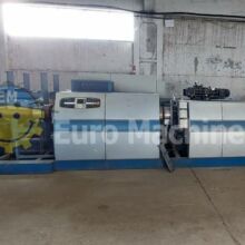 Plastic pellet making machine with 125mm screw diameter.