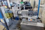 Screen changer of plastic pellet machine.