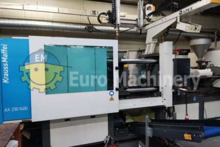 Plastic injection molding machine for sale by Euro Machinery