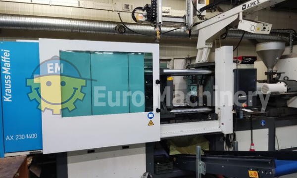 Plastic injection molding machine for sale by Euro Machinery