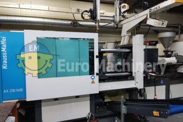 Plastic injection molding machine for sale by Euro Machinery