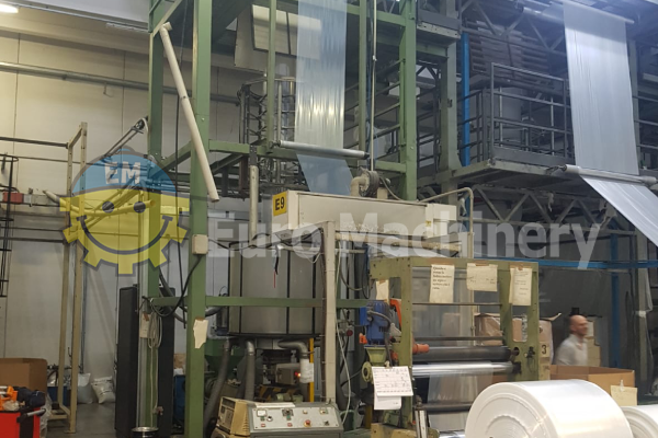 Monolayer blown film line Bandera for sale by Euro Machinery
