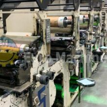 This flexo press can be seen in production.