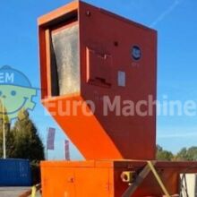 Granulator machine used for plastic recycling is in good working condition.