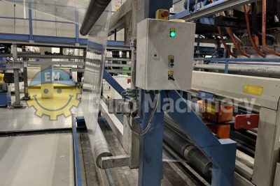 5-layer stretch film production line with 2600 mm lip width.