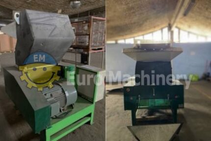 This granulating machine is available for sale with an output of 350 kg/h. Reach out to get more specific information.