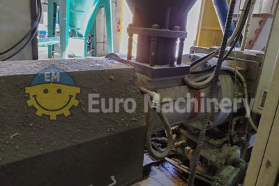 Side view of the machine, Plastic Pelletizing line for Recycling