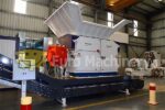 Complete view of One shaft shredder for plastic | Vecoplan VAZ 2000 MFT-V