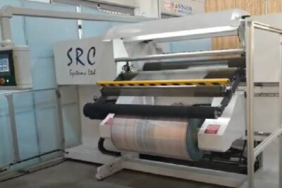 SRC 1010R rewinder is a high speed rewinder, ideal for large roll correction.