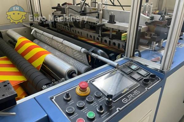 Gur-Is PSR-1100 Roll bag machine to produce bottom seal bags on roll.