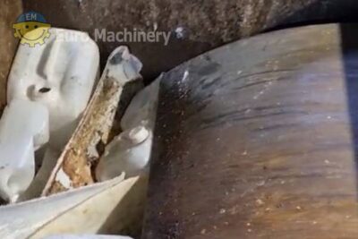 Palbase One shaft shredder with pusher